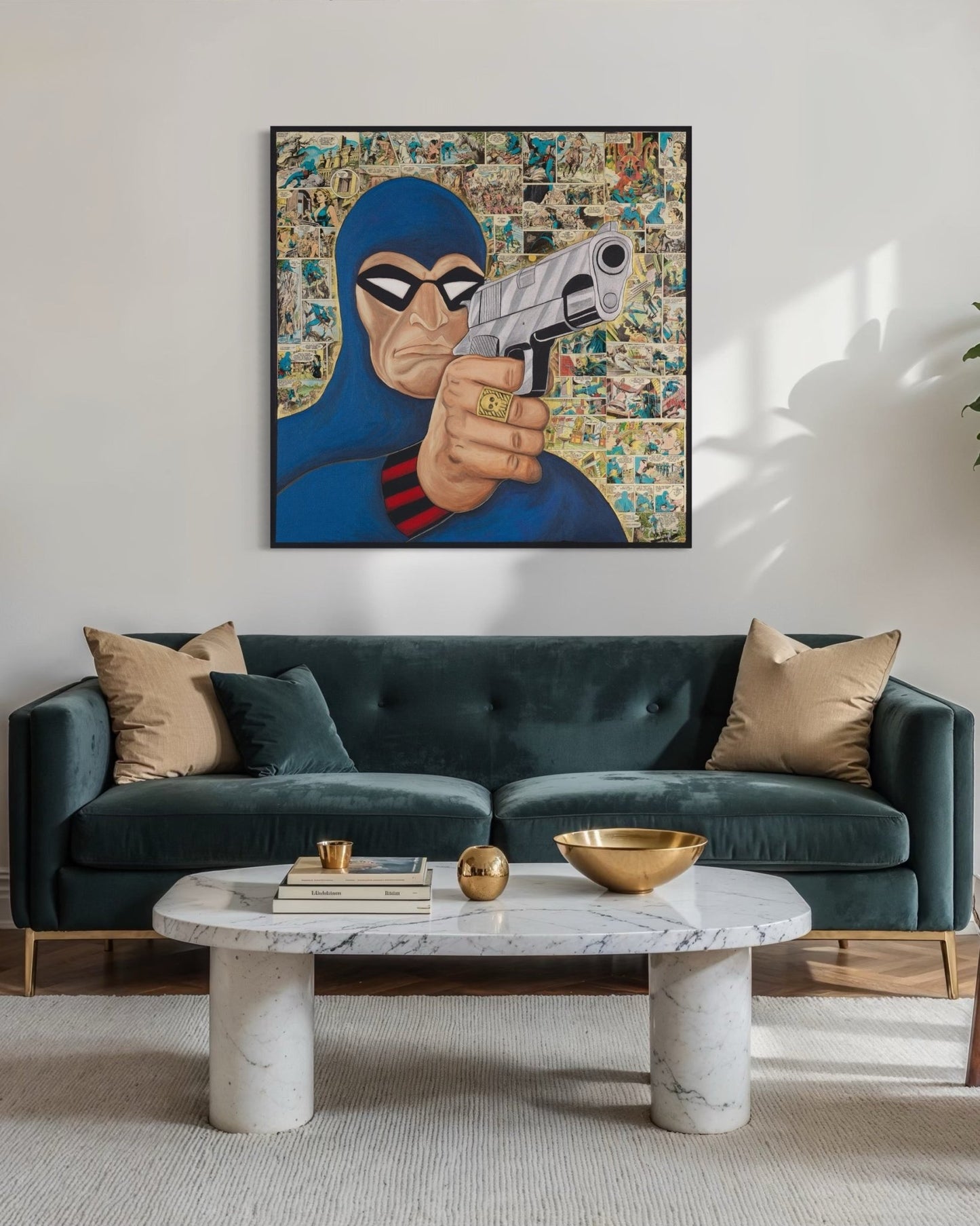 Original Fantomet - Gunpoint 80x80 cm