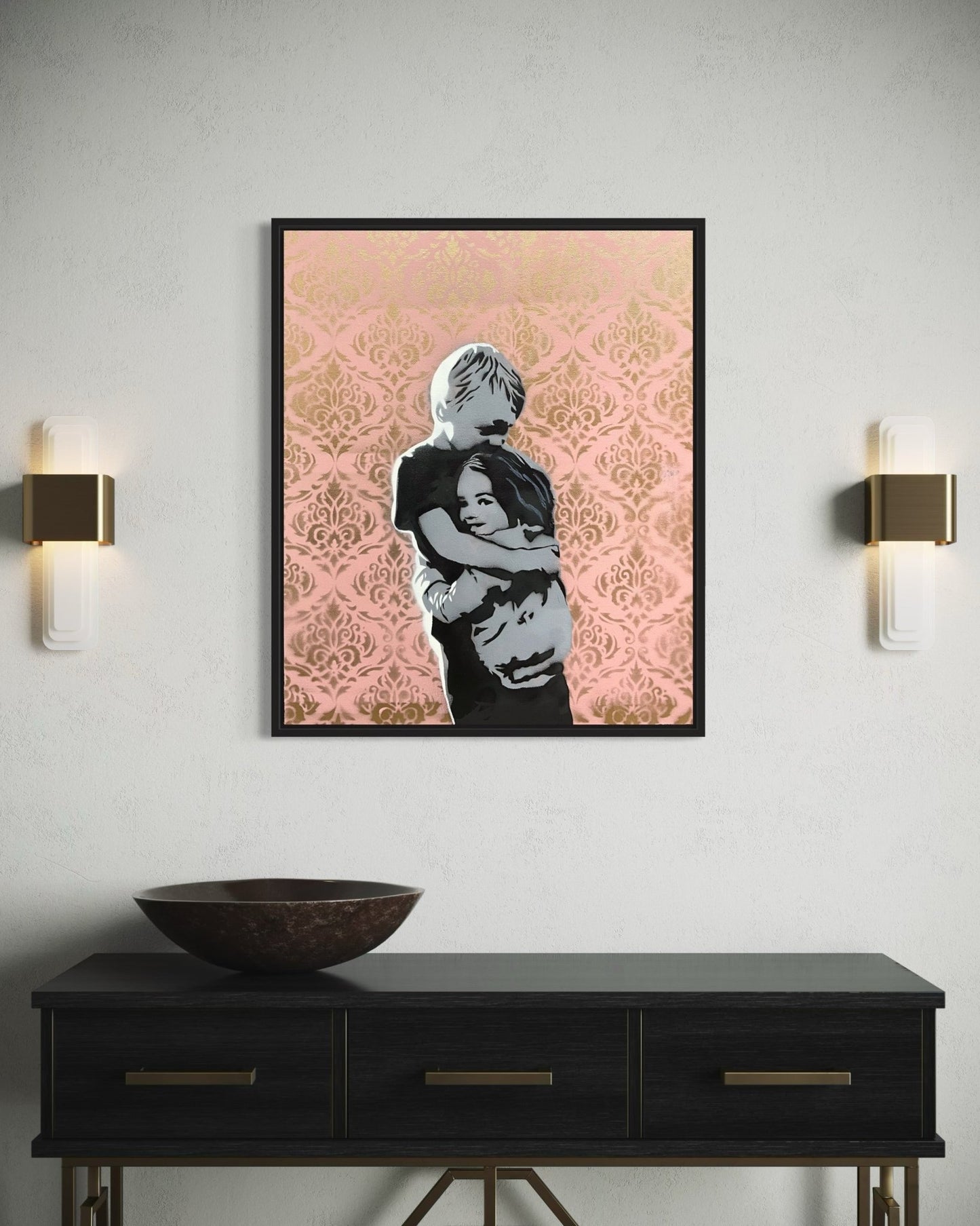 «The Siblings» original 1/1 (Pink/gold Lotus)