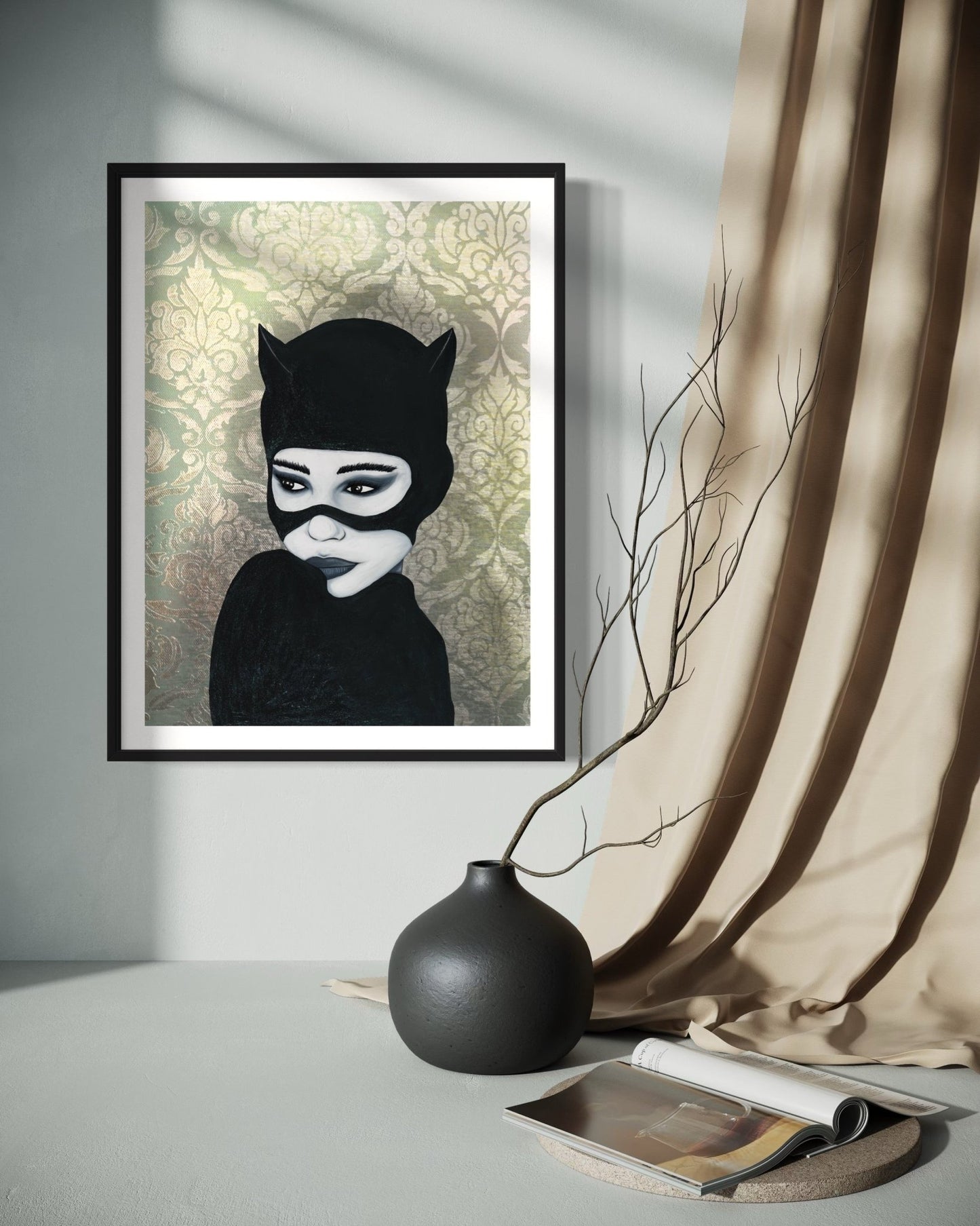 "Catwoman" - 30x40 cm