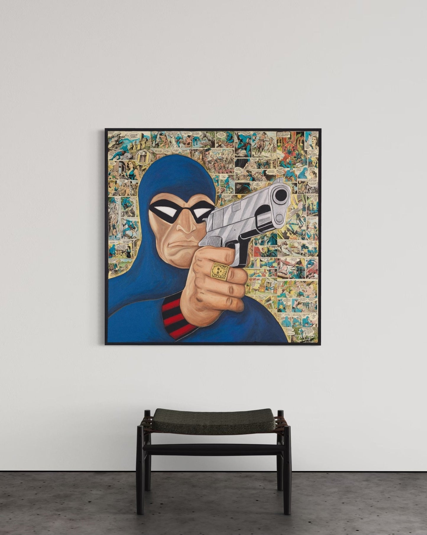 Original Fantomet - Gunpoint 80x80 cm