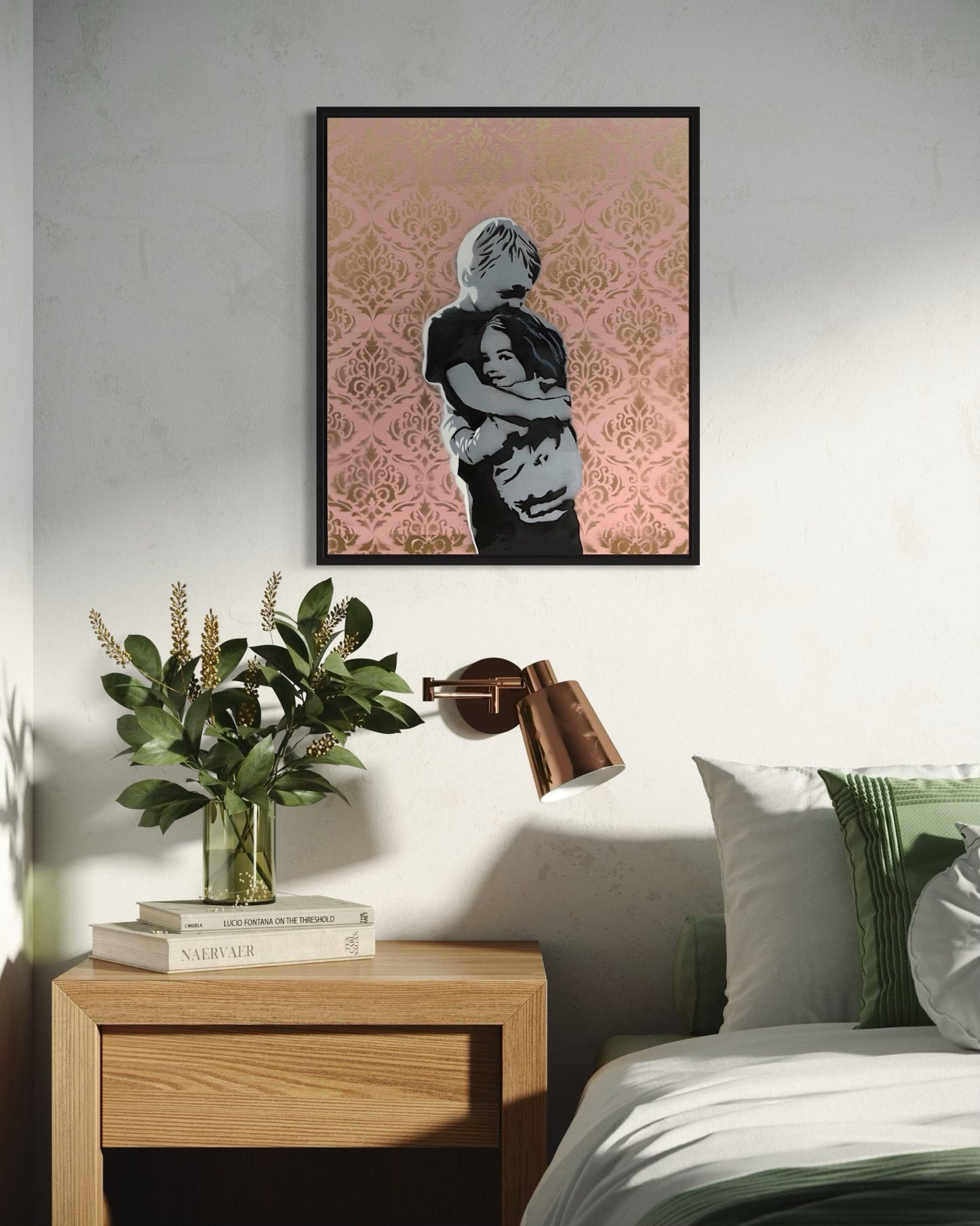«The Siblings» original 1/1 (Pink/gold Lotus)