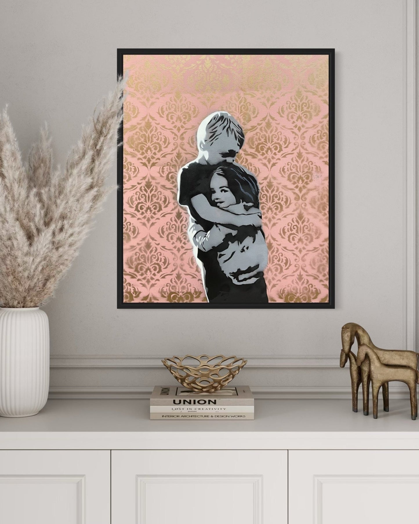 «The Siblings» original 1/1 (Pink/gold Lotus)