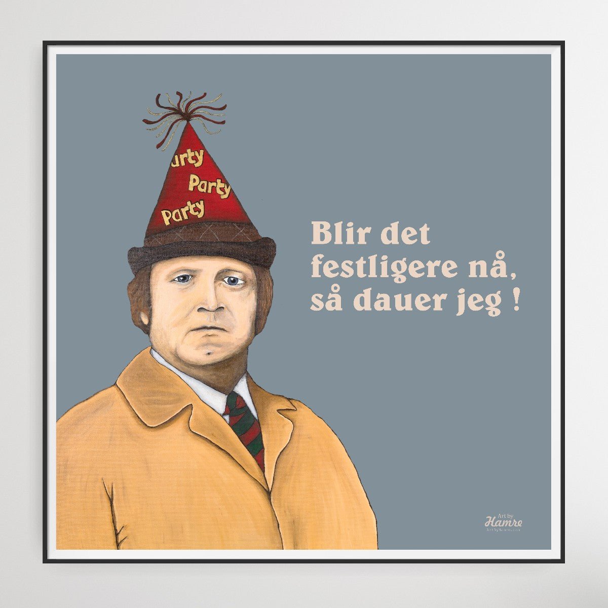 "Fleksnes Party" velg farge. 60x60 cm.