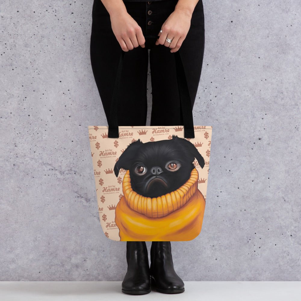 The Turtleneck Griffon totebag