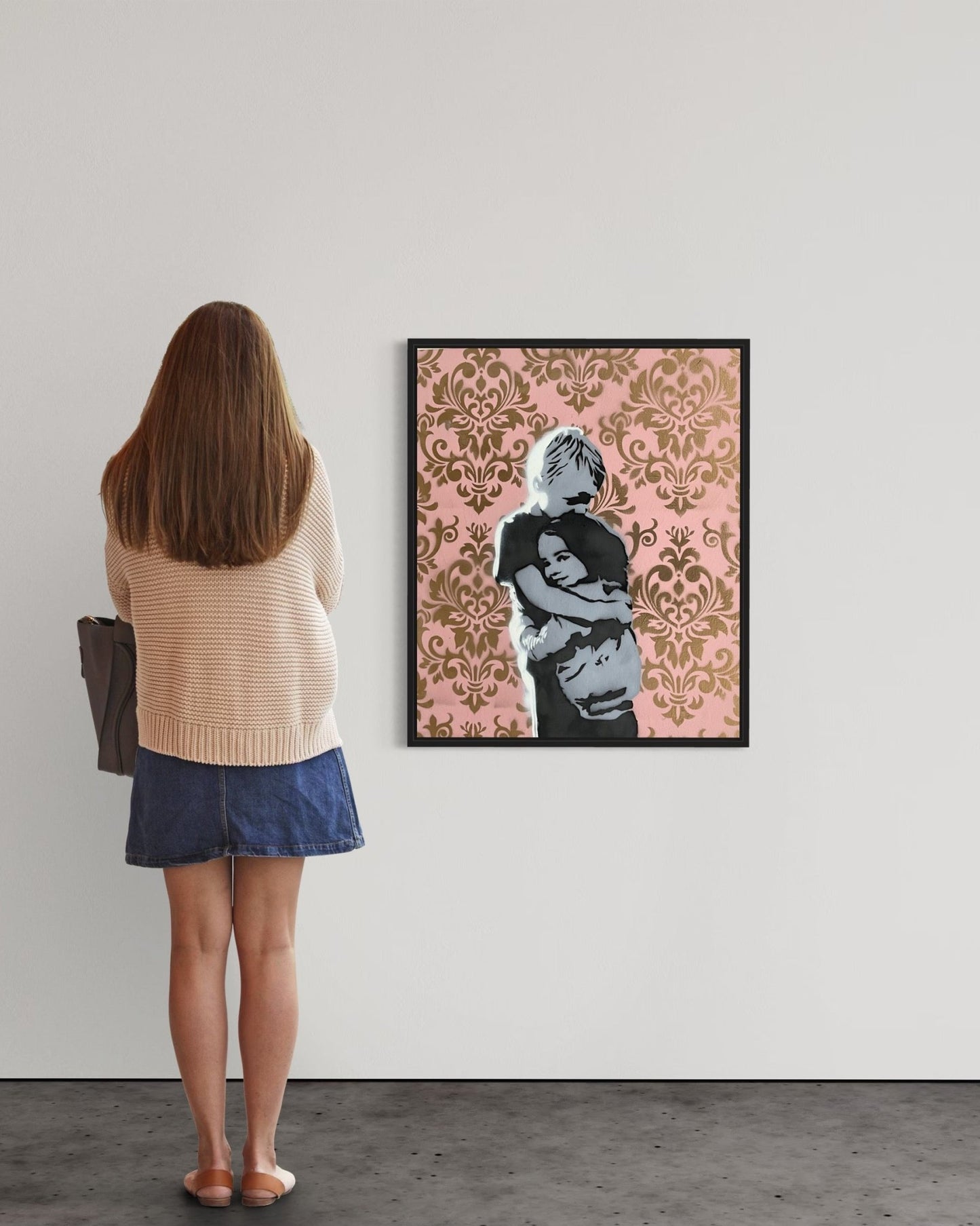 «The Siblings» original 1/1 (pink/nostalgisk)