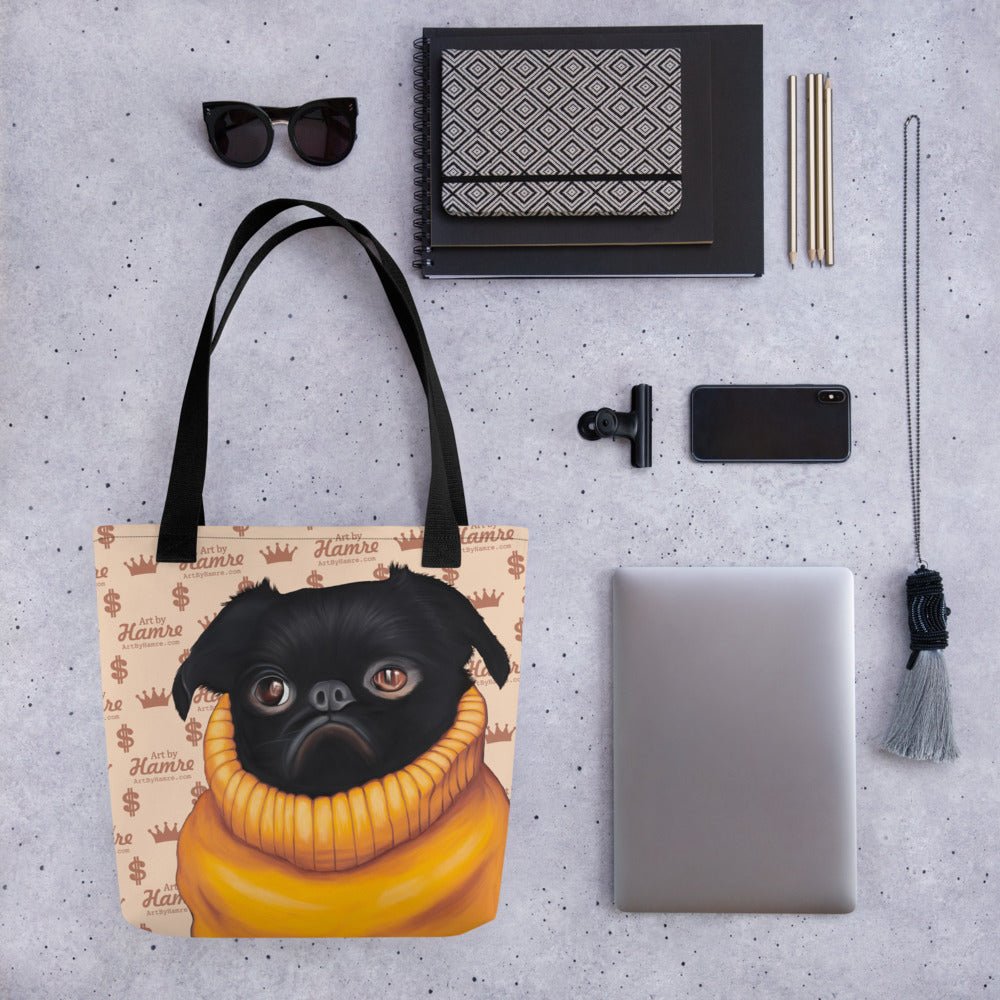 The Turtleneck Griffon totebag