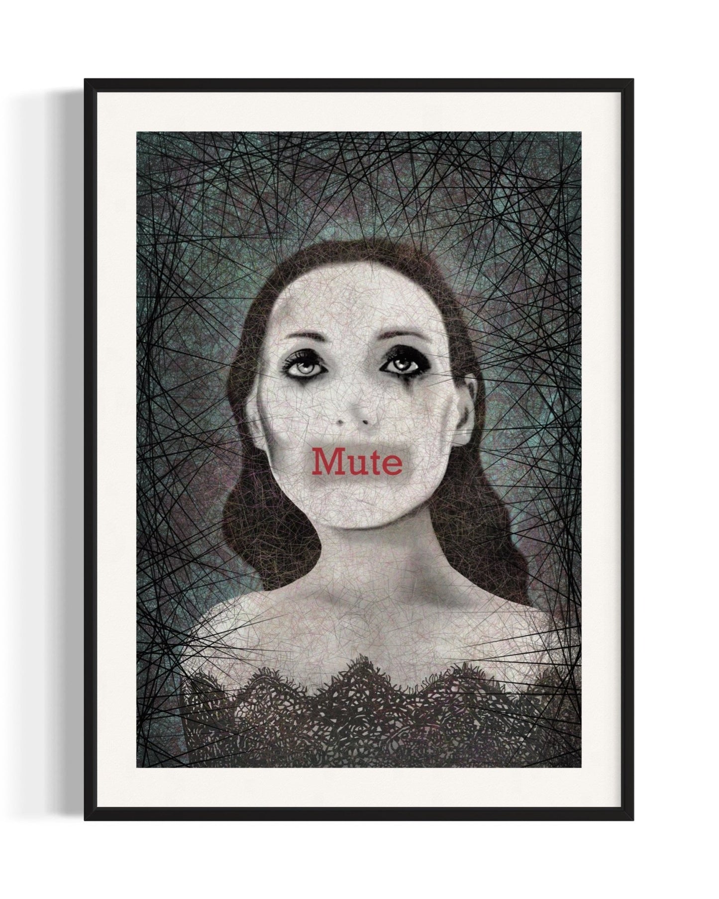 "MUTE" (30x40 cm)