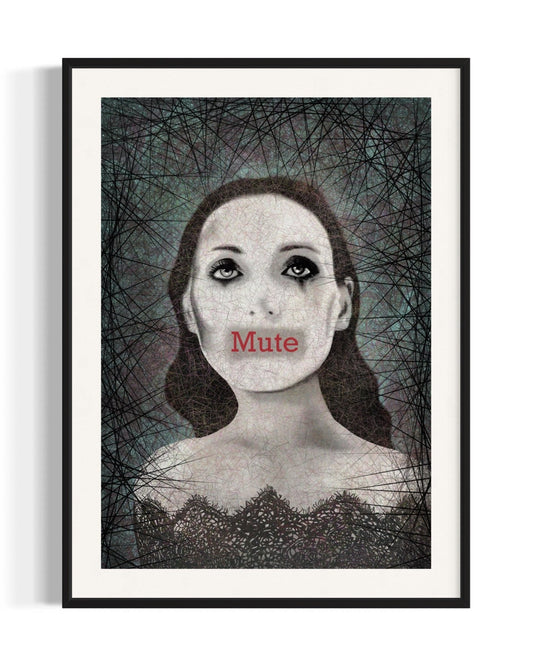 "MUTE"  (30x40 cm)