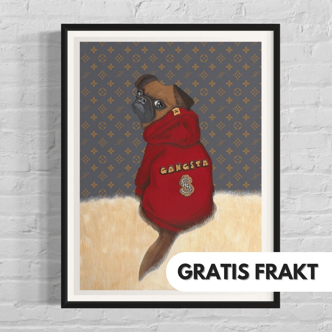 «Gangsta Griffon» 40x50 cm