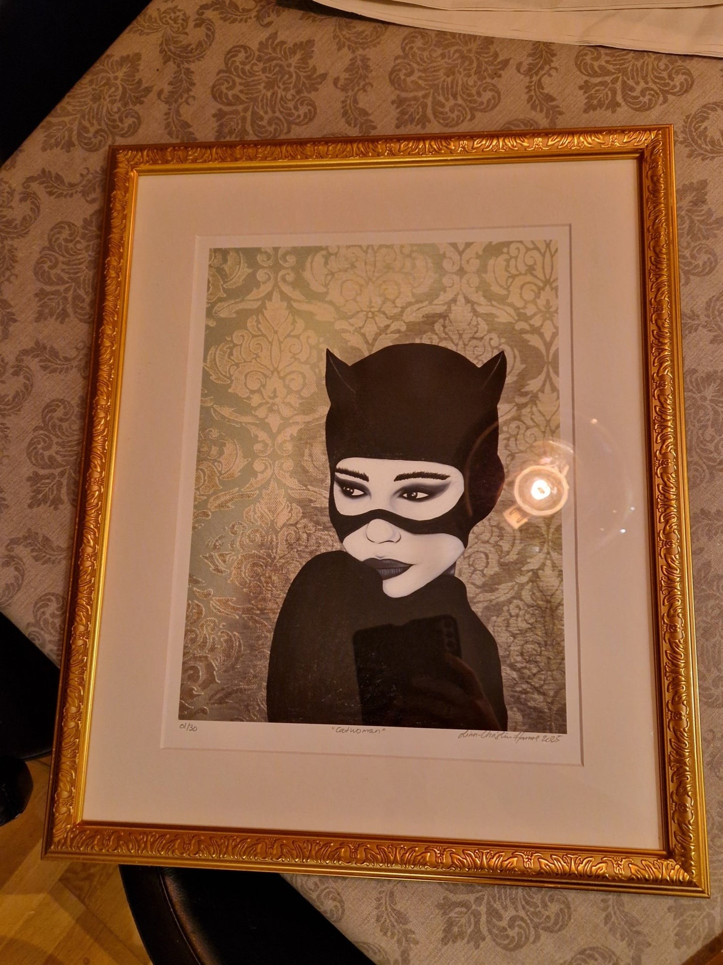 "Catwoman" - 30x40 cm