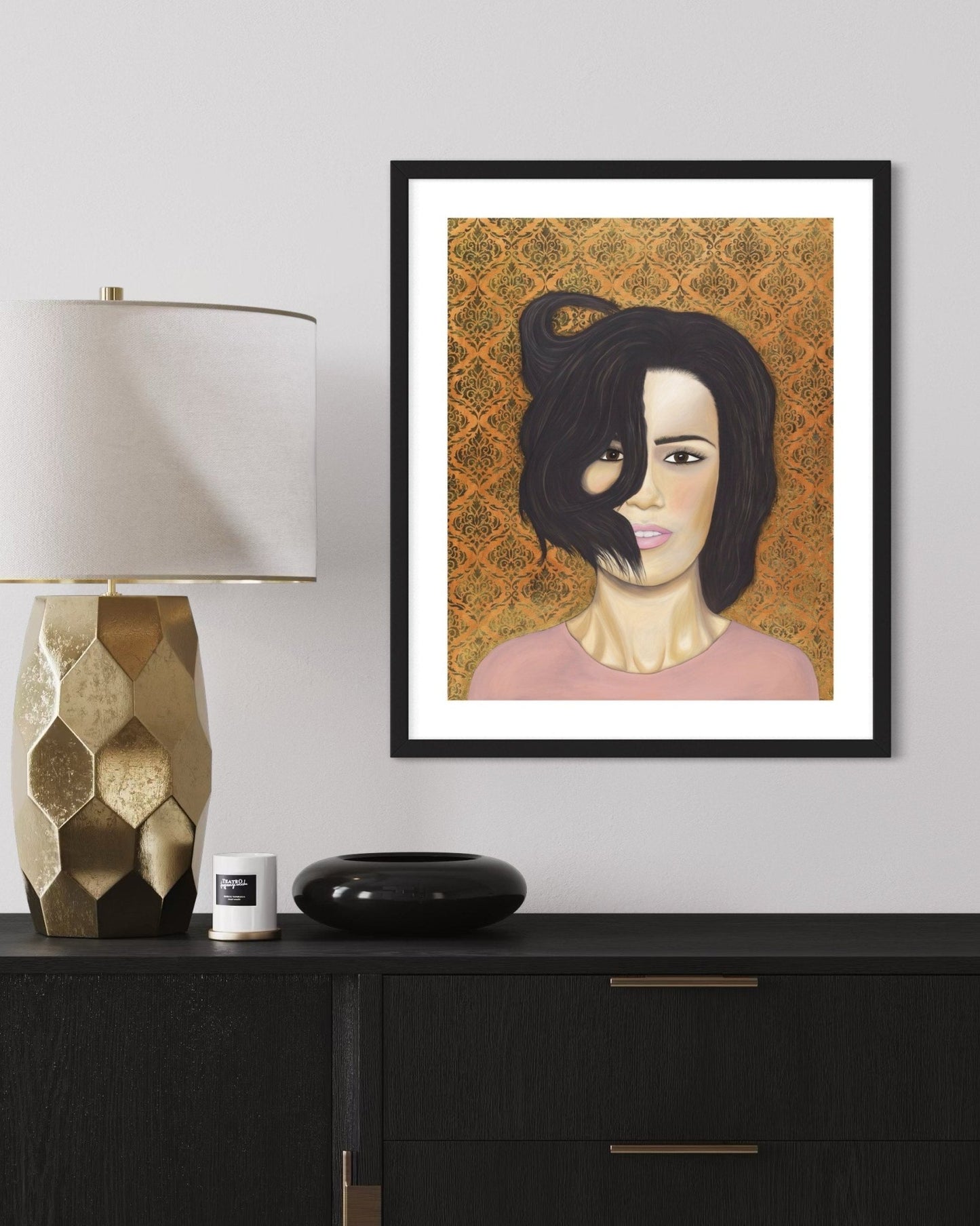 "Desta" gold - 30x40 cm