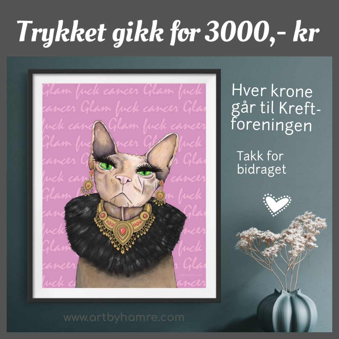 KUNST MOT KREFT - Årets viktigste sak!