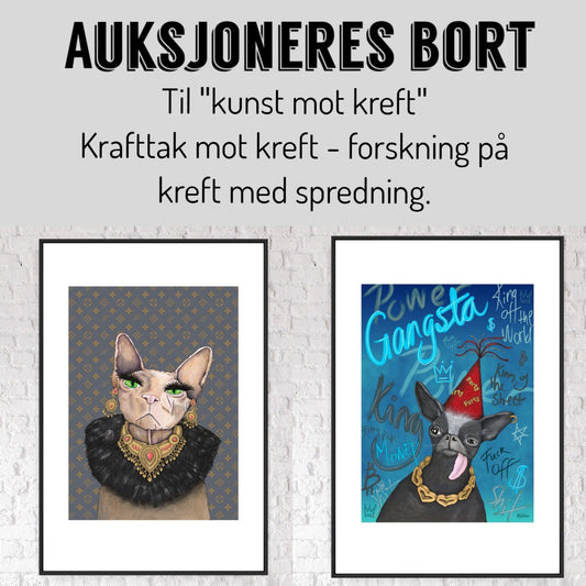 NÅ SKJER DET! Årets viktigste sak - kunstauksjonen «kunst mot kreft» 2023