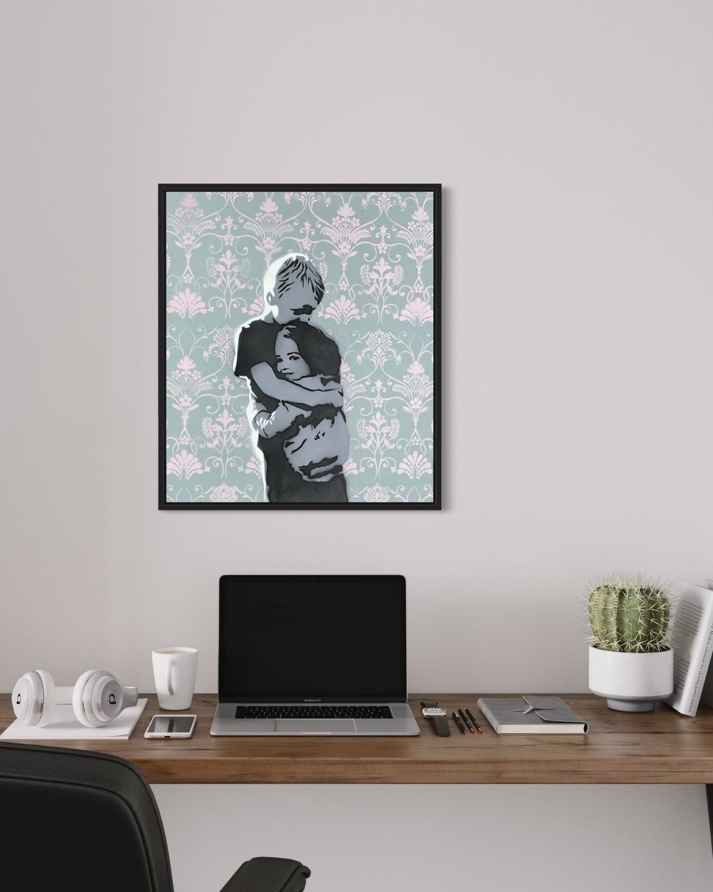 «The Siblings» original 1/1 (green/flowers)