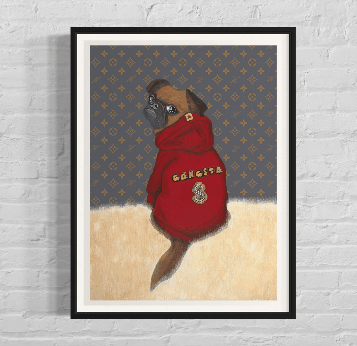 «Gangsta Griffon» 40x50 cm