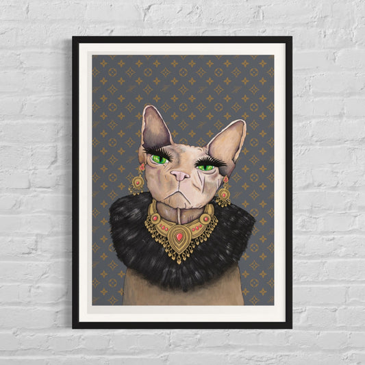 "Glamour Sphynx - Gold pattern edt." only 10 copies in print