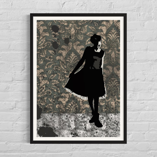 SHY (hand-finished) 50x70 cm
