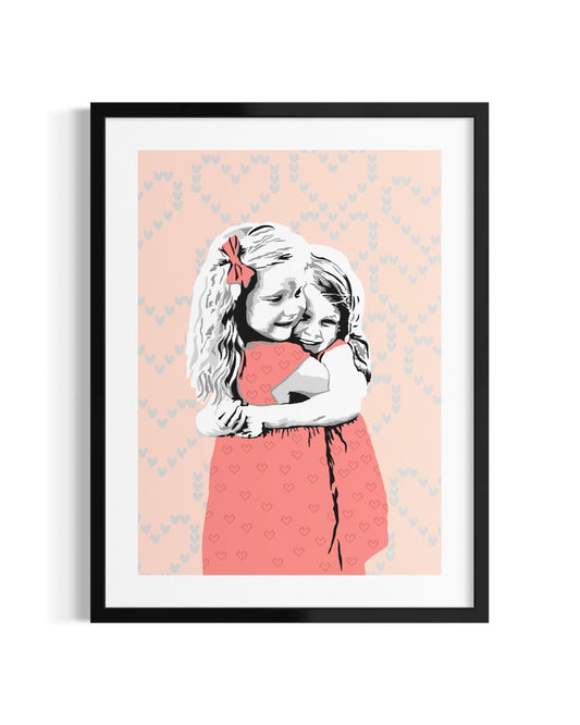 SISTERS LOVE - Limited edition print