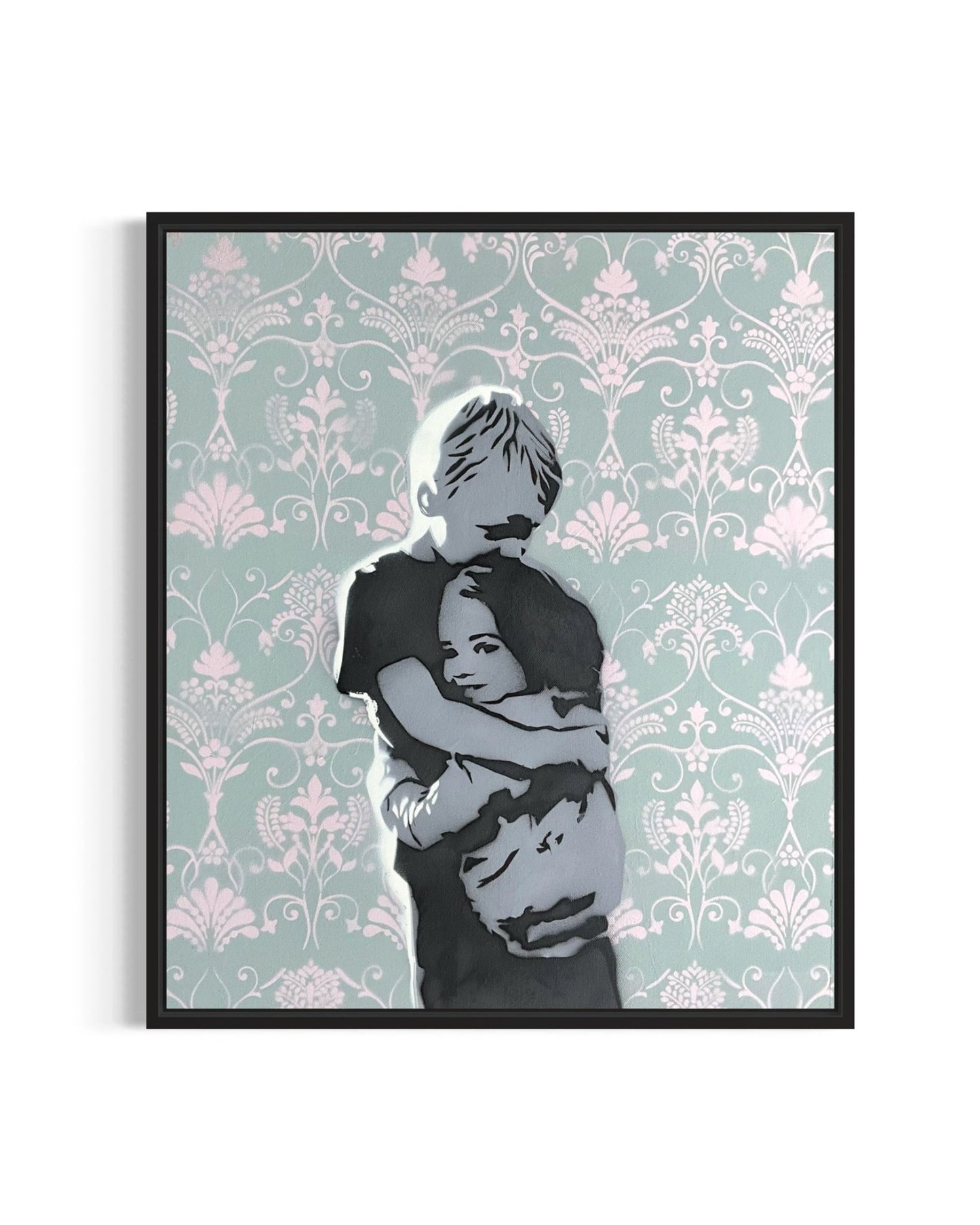 «The Siblings» original 1/1 (green/flowers)
