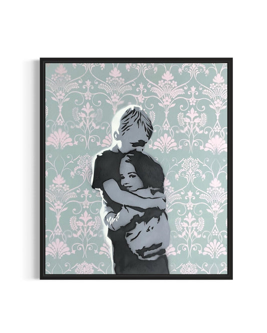 «The Siblings» original 1/1 (green/flowers)
