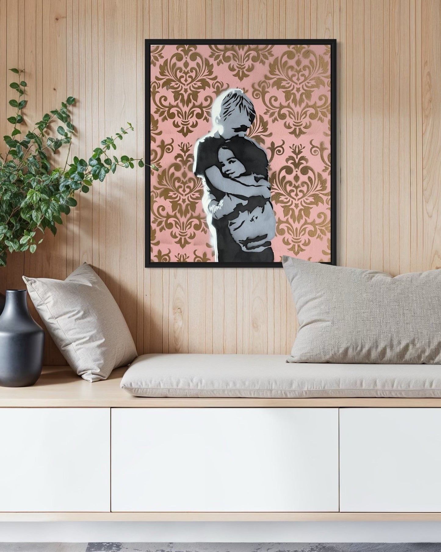 «The Siblings» original 1/1 (pink/nostalgisk)