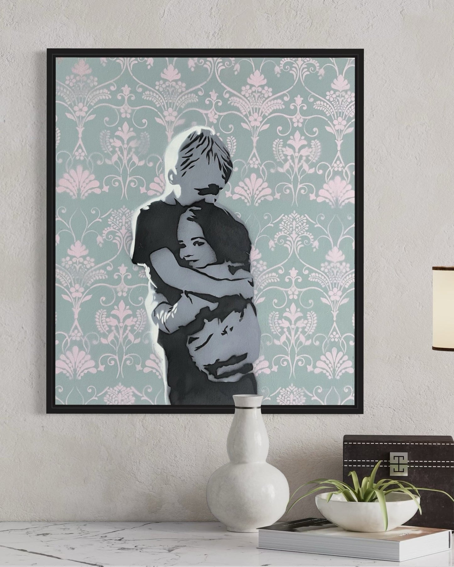 «The Siblings» original 1/1 (green/flowers)