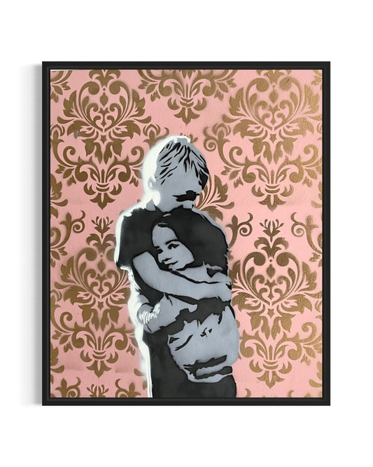 «The Siblings» original 1/1 (pink/nostalgisk)