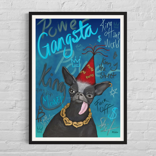 "Gangsta dog - Graffiti edt." Limited edition of 10