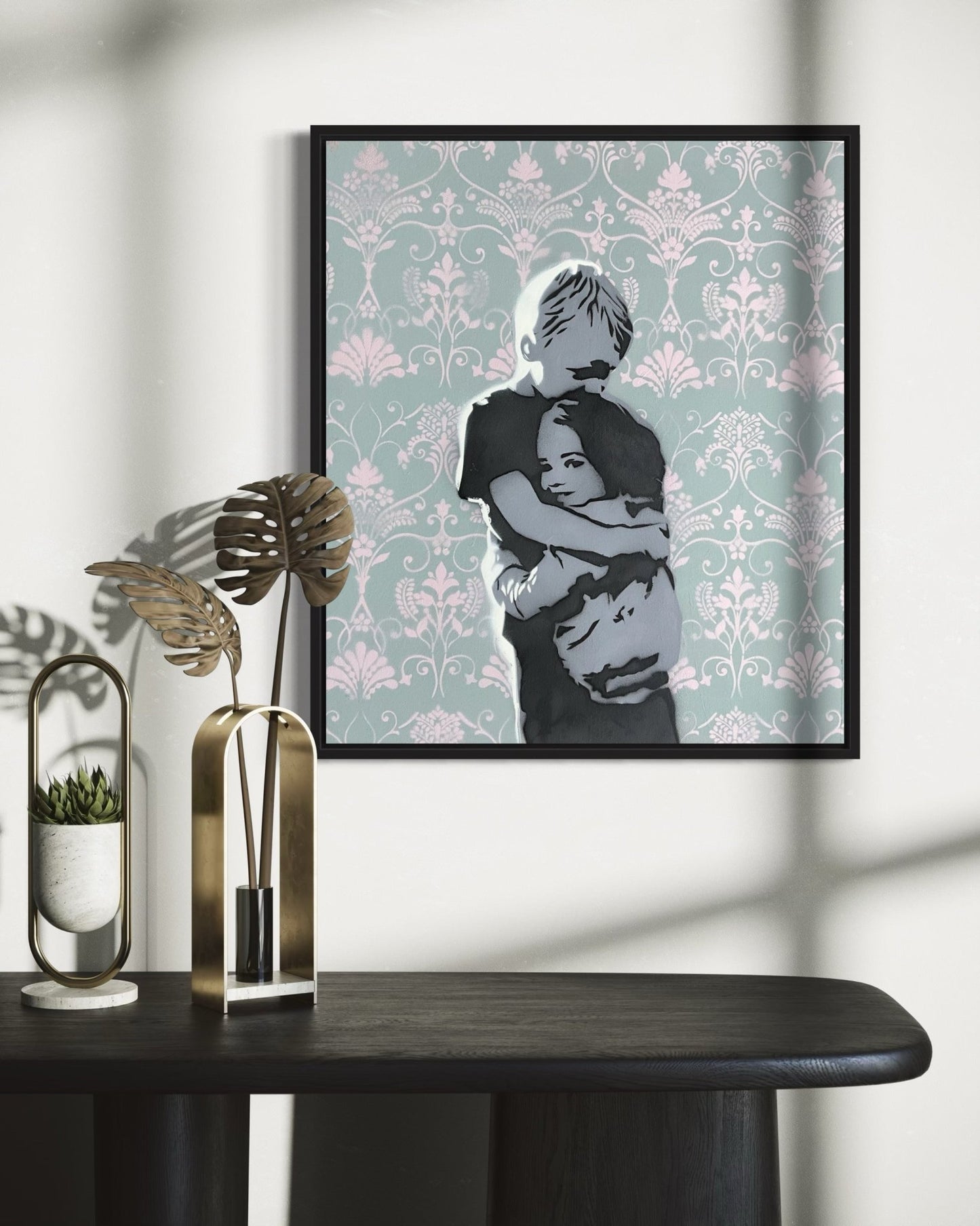 «The Siblings» original 1/1 (green/flowers)
