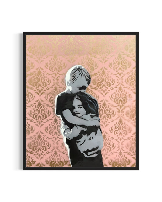 «The Siblings» original 1/1 (Pink/gold Lotus)