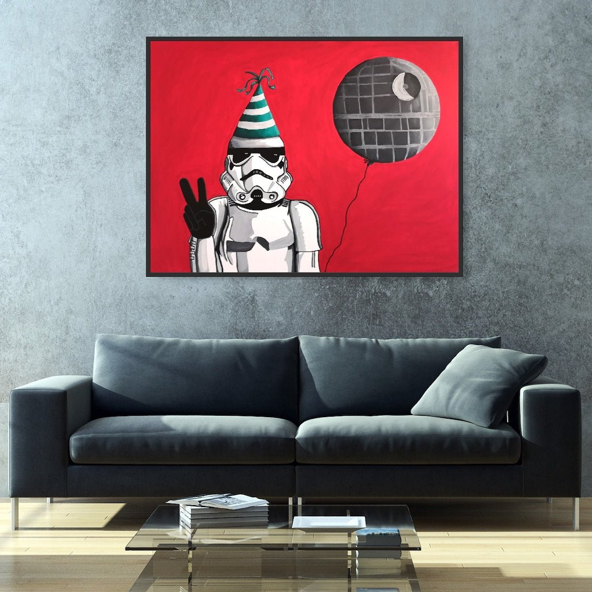 Original "Partytrooper" on canvas