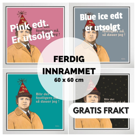 INNRAMMET Fleksnes 60x60 cm